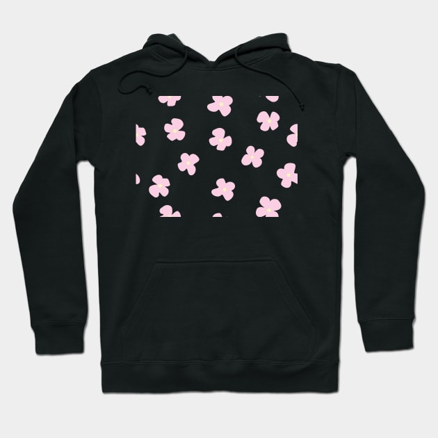 Dainty Pink Flowers Hoodie by smileykty